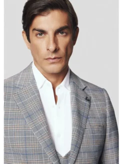 Lancerto Marynarka Viterbo MA131224000019 Szary Slim Fit