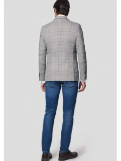 Lancerto Marynarka Viterbo MA131224000019 Szary Slim Fit