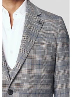 Lancerto Marynarka Viterbo MA131224000019 Szary Slim Fit