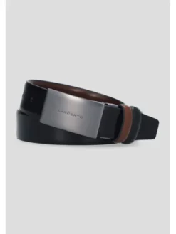 Lancerto Pasek Męski Joaquin PS073224000002 Czarny