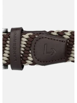 Lancerto Pasek Męski Pleat PS090124000025 Brązowy