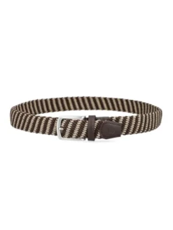 Lancerto Pasek Męski Pleat PS090124000025 Brązowy