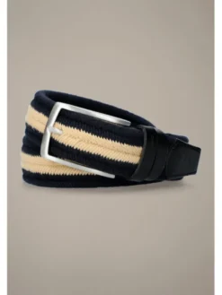Lancerto Pasek Twain 4 PS073126000009 Granatowy