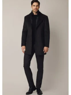 Lancerto Płaszcz Ebikon KU073225000002 Brązowy Regular Fit