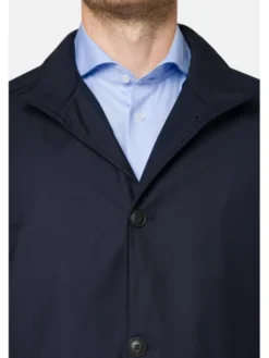 Lancerto Płaszcz przejściowy Calvia PC131223000009 Granatowy Regular Fit