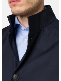 Lancerto Płaszcz przejściowy Calvia PC131223000009 Granatowy Regular Fit