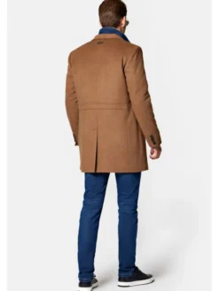 Lancerto Płaszcz wełniany Simpele PC073223000011 Brązowy Regular Fit