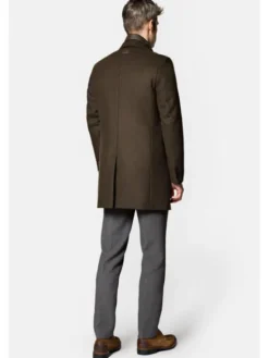 Lancerto Płaszcz wełniany Wolfsburg KU054222000013 Zielony Regular Fit