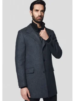 Lancerto Płaszcz zimowy Ebikon KU073224000006 Szary Regular Fit