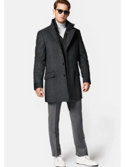 Lancerto Płaszcz zimowy Vasco PC073223000004 Szary Regular Fit
