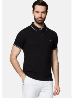 Lancerto Polo Morty PO073124000023 Czarny Regular Fit