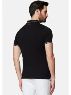 Lancerto Polo Morty PO073124000023 Czarny Regular Fit