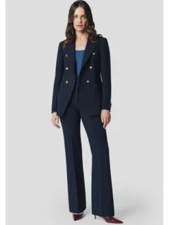 Lancerto Spodnie materiałowe Bormio SP073125000011 Granatowy Regular Fit