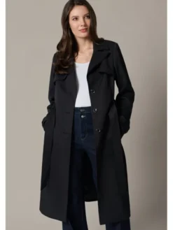 Lancerto Trencz Luminosa PC073126000006 Czarny Regular Fit