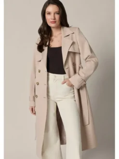 Lancerto Trencz Tullia PC073126000002 Beżowy Regular Fit