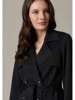 Lancerto Trencz Tullia PC073126000003 Czarny Regular Fit