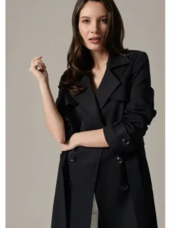 Lancerto Trencz Tullia PC073126000003 Czarny Regular Fit