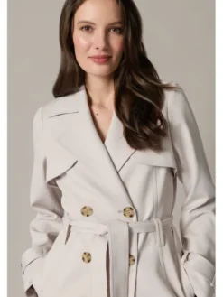 Lancerto Trencz Tullia PC073126000001 Kremowy Regular Fit