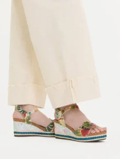 Laura Vita Espadryle Facyo 80 Beżowy