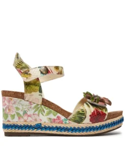 Laura Vita Espadryle Facyo 80 Beżowy