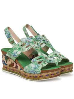 Laura Vita Espadryle Hacdeo 21 Zielony