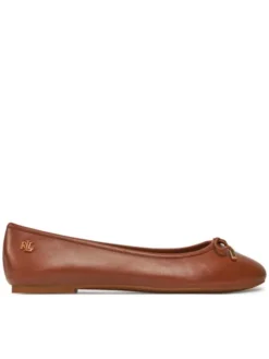 LAUREN RALPH LAUREN Baleriny 802940603002 Brązowy