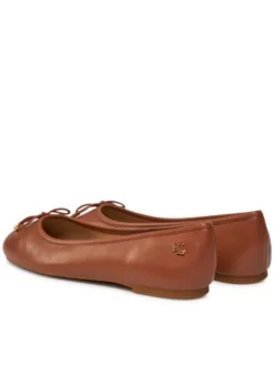 LAUREN RALPH LAUREN Baleriny 802940603002 Brązowy
