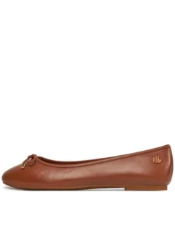 LAUREN RALPH LAUREN Baleriny 802940603002 Brązowy