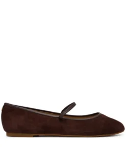 LAUREN RALPH LAUREN Baleriny Jayna Mj Fl 802P18425004 Brązowy