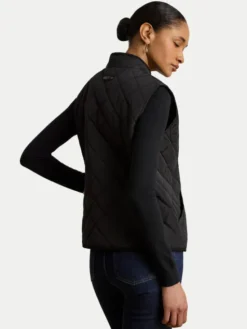 LAUREN RALPH LAUREN Bezrękawnik 297P18068001 Czarny Regular Fit