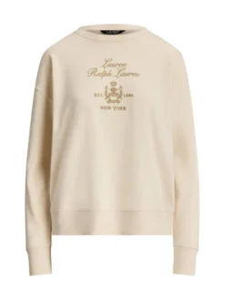 LAUREN RALPH LAUREN Bluza 200P13944002 Kremowy Regular Fit