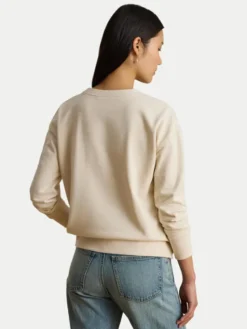 LAUREN RALPH LAUREN Bluza 200P13944002 Kremowy Regular Fit