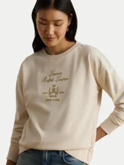 LAUREN RALPH LAUREN Bluza 200P13944002 Kremowy Regular Fit