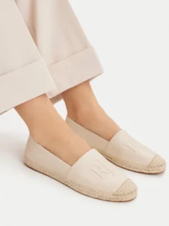 LAUREN RALPH LAUREN Espadryle Cameryn 802P04415004 Biały