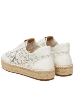 LAUREN RALPH LAUREN Espadryle 802P10496001 Biały