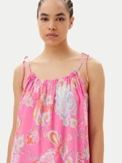 LAUREN RALPH LAUREN Koszula nocna ILN02424 Różowy Regular Fit