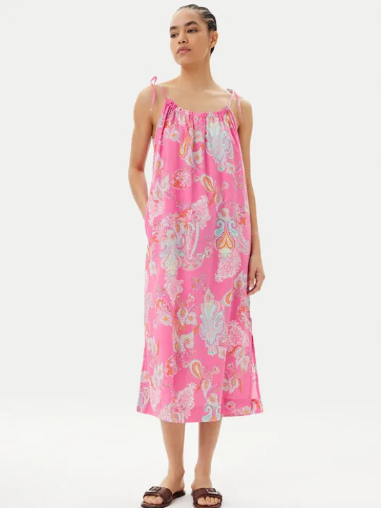 LAUREN RALPH LAUREN Koszula nocna ILN02424 Różowy Regular Fit