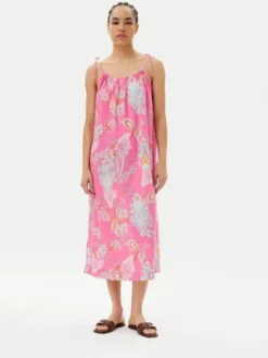 LAUREN RALPH LAUREN Koszula nocna ILN02424 Różowy Regular Fit