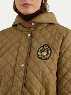 LAUREN RALPH LAUREN Kurtka przejściowa 297979534002 Brązowy Straight Fit