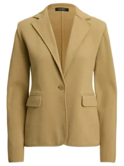 LAUREN RALPH LAUREN Marynarka 200971364002 Beżowy Straight Fit