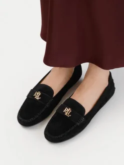 LAUREN RALPH LAUREN Mokasyny 802821629018 Czarny