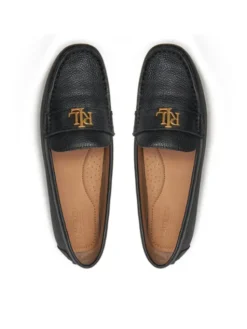 LAUREN RALPH LAUREN Mokasyny 802942768001 Czarny
