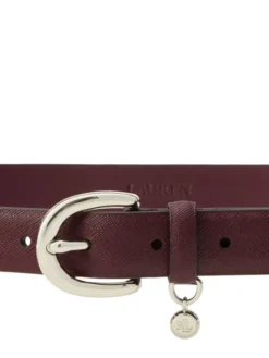 LAUREN RALPH LAUREN Pasek 412802952059 Bordowy