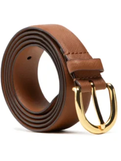 LAUREN RALPH LAUREN Pasek Damski Charm Classc 412802952005 Brązowy