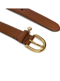 LAUREN RALPH LAUREN Pasek Damski Charm Classc 412802952005 Brązowy