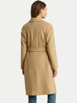 LAUREN RALPH LAUREN Płaszcz wełniany 297P04140002 Beżowy Regular Fit