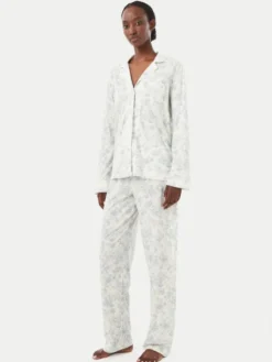 LAUREN RALPH LAUREN Piżama ILN92540 Niebieski jasny Regular Fit