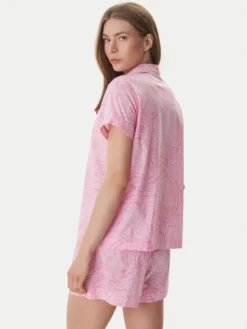 LAUREN RALPH LAUREN Piżama ILN12499 Różowy Regular Fit