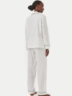 LAUREN RALPH LAUREN Piżama ILN92545 Biały Regular Fit