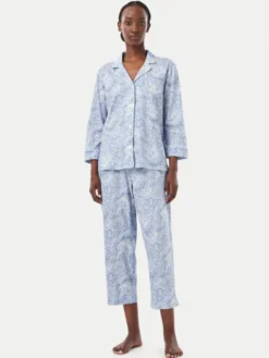 LAUREN RALPH LAUREN Piżama I819702 Niebieski jasny Regular Fit